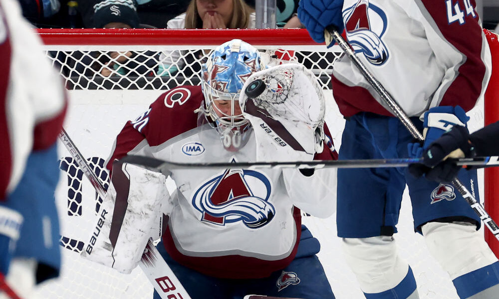 Justus Annunen Avalanche goalie...